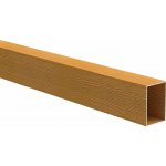 umakov-cz Hliníková plotová výplň 40 x 60 x 1,2 - 6,0 m dřevo dekor SVĚTLÝ DUB W02 – Hledejceny.cz
