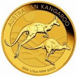 The Perth Mint zlatá mince Australian Kangaroo 1/2 oz – Zboží Dáma