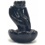 Ancient Wisdom stojan na vonné kužely Tekoucí dým Ruka a Lotosový květ – Zboží Dáma