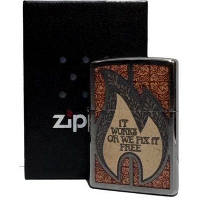 Zippo chrom geb. col. It works Or We... – Hledejceny.cz