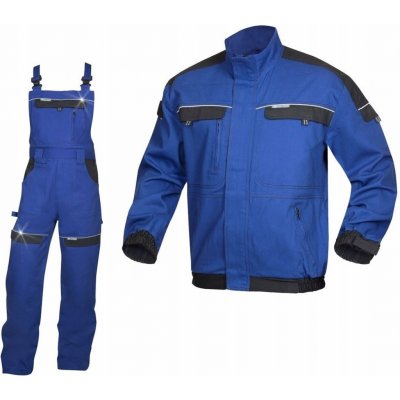 Ardon H8102 Cool Trend Pracovní kalhoty s laclem modrá / černá – Zboží Dáma
