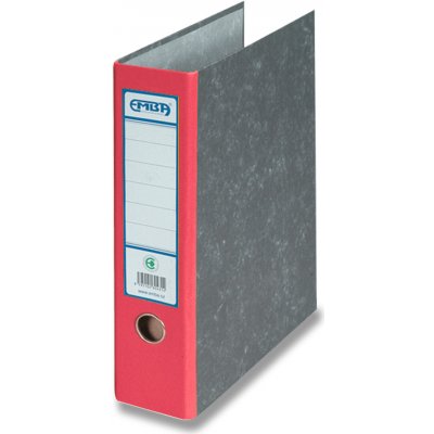 EMBA - archivní pořadač s kapsou - A4, 75 mm, červený – Zboží Živě