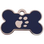 Bafpet Jednostranná psí známka kostička Modrá Jednostranná 1,5 x 2,5cm 11M – Zboží Mobilmania