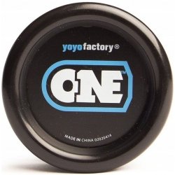 Yoyofactory ONE plastové začátečnické yoyo na triky Černá