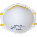 Portwest respirátor P100 FFP1 proti prachu bez ventilku POR-P100WHR Bílá – Zbozi.Blesk.cz