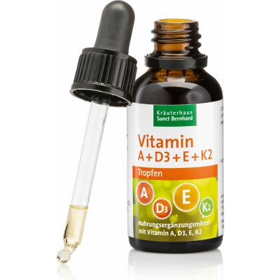Sanct Bernhard Vitamínové kapky A + D3 + E + K2 30 ml – Hledejceny.cz