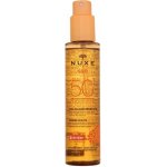 NUXE Sun Tanning Sun Oil SPF50 voděodolný opalovací olej proti tmavým skvrnám a stárnutí pokožky 150 ml – Zboží Mobilmania