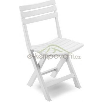 Židle skládací BIRKI - bílá