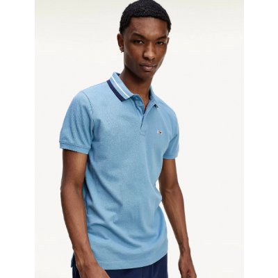 Tommy Hilfiger Tommy Jeans modré polo tričko TIPPED STRETCH POLO – Zbozi.Blesk.cz