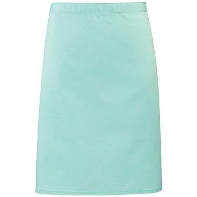 Premier Workwear Středně dlouhá keprová zástěra do gastro provozu modrá blankytná 70 x 50 cm PW151 – Hledejceny.cz