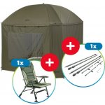 Mivardi Deštník Session Umbrella XL a Sada Stabilizačních Tyčí – Zboží Dáma