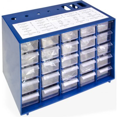 DEMA Spojovací materiál v sortimentovém boxu, 1000-dílná sada 15040D – Sleviste.cz