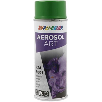 Dupli-Color Lak ve spreji AEROSOL ART 400 ml, (6001) smaragdová zelená – Zbozi.Blesk.cz