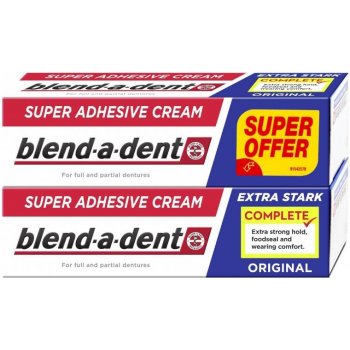 Blend-a-dent Original lepící krém na zubní náhrady DUO 2 x 47 g