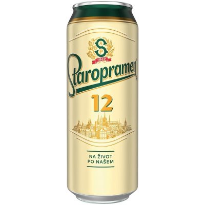 STAROPRAMEN 12 ležák 0,5 l (plech) – Zboží Dáma