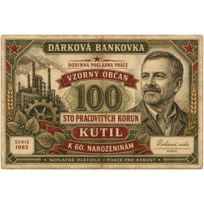 Bezvadary.cz | Dárková bankovka pro kutila k narozeninámA3 42x30cm db5 – Hledejceny.cz