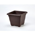Plastia Květináč Begonia 50x50 cm čokoláda – Sleviste.cz