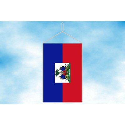 LIBEA, s.r.o. Haiti stolní vlaječka Uchycení: Šňůrka (pro zavěšení) – Hledejceny.cz