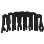 Matný skřipec v hnědé a černé barvě Barva: černá – Zboží Dáma