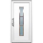 OBI Panto Plastové vchodové dveře K017 bílá 110 x 210 cm – Hledejceny.cz