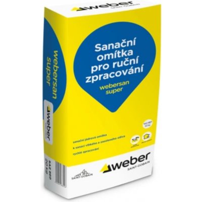 Weber Sanační jádrová omítka Webersan super 20 kg – Sleviste.cz