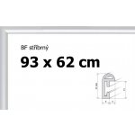 BFHM Plastový rám 93x62cm stříbrný – Zbozi.Blesk.cz