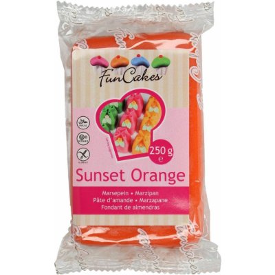 FunCakes Chutný Marcipán 250 g Sunset Orange – Zboží Mobilmania
