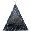 Dětská teepee Aga4Kids Dětské Teepee Hvězdy Tmavě modrá