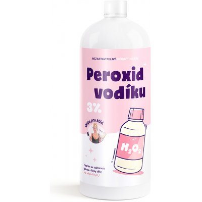 Peroxid vodíku 3% - 1 l Růžová – Hledejceny.cz