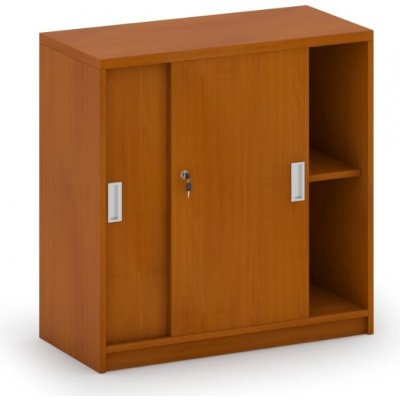 Mirelli, Zasouvací kancelářská skříň 800 x 400 x 800 mm, třešeň – Zboží Dáma