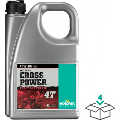 Motorex Cross Power 4T 10W-60 4 l – Hledejceny.cz