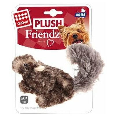 pes GiGwi Plush Friendz veverka šedá – Hledejceny.cz