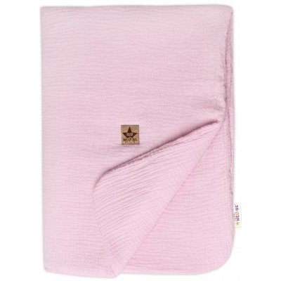 Baby Nellys Mušelínová dečka s výplní růžová – Zboží Dáma