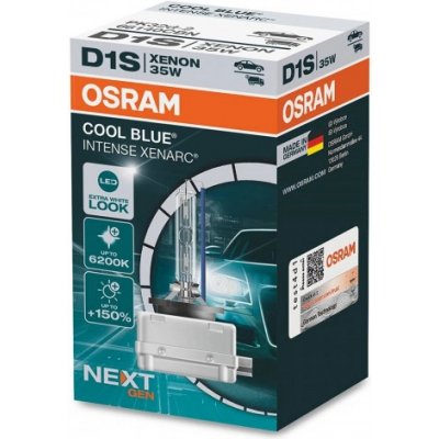 OSRAM Xenonová výbojka XENARC COOL BLUE INTENSE NEXTGEN D1S +150% 35W 66140CBN – Hledejceny.cz