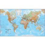 Svět fyzický - nástěnná mapa 136 x 85 cm, laminovaná s 2 lištami – Zboží Dáma