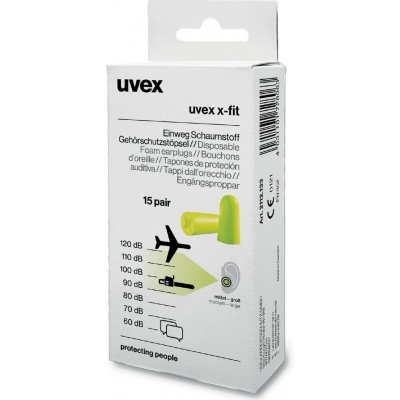 Uvex x-fit špunty do uší 15 párů – Zboží Dáma