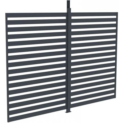 G21 fixní lamelová stěna 2,8 x 2,2 m pro pergolu Austin – Hledejceny.cz