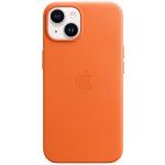 Apple Leather Case s MagSafe pro iPhone 14 - oranžový MPP83ZM/A – Sleviste.cz