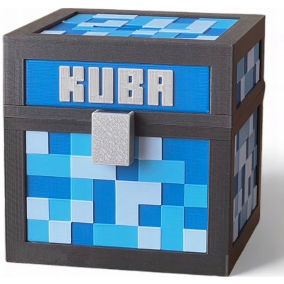 KAJAWIS Dětská pokladnička MINECRAFT box JMÉNO Dětský pokoj EKO – Sleviste.cz