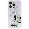 Pouzdro a kryt na mobilní telefon Apple Pouzdro AppleMix DISNEY Apple iPhone 14 Pro - myška Minnie - Minnie a jednorožec - gumové