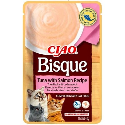 Churu Cat Bisque Tuna with salmon 40 g – Zboží Mobilmania