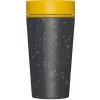 Termosky rCUP opakovatelně použitelný kelímek na kávu Black and Mustard 0,34 l