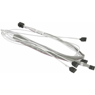 Supermicro kabel SFF-8643 (SAS-HD) -> 4x SATA, revers, 75cm – Hledejceny.cz