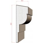 Dekora-Stuck Průběžná římsa 180x60mm 315090 – Hledejceny.cz