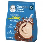 Gerber Cereal for Baby Mléčná kaše na dobrou noc kakaová 230 g – Zboží Dáma