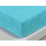 Xpose Froté prostěradlo Exclusive azurové 200x200 – Sleviste.cz