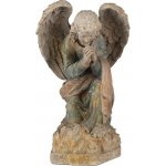 Clayre & Eef Béžovo-zelená antik dekorace socha anděl Angel Baroque - 41*45*65 cm – Hledejceny.cz