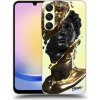 Pouzdro a kryt na mobilní telefon Picasee silikonové Samsung Galaxy A25 A256B 5G - Gold - Black čiré