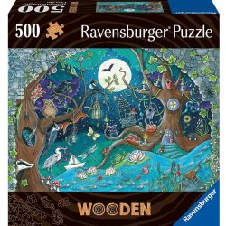 RAVENSBURGER Dřevěné Kouzelný les 500 dílků