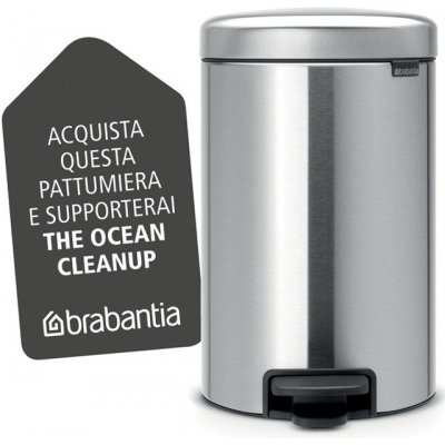 Brabantia NewIcon Pedálový koš 12 L matná ocel 113604